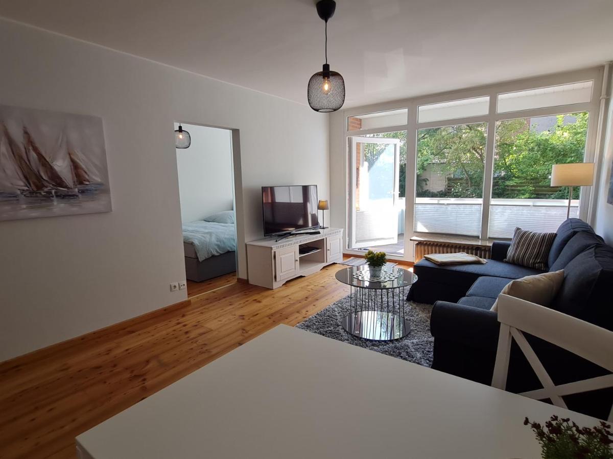 Wohnung Fleethoern - Zentral, Ruhig, Mit Parkplatz Und Balkon 基尔 外观 照片